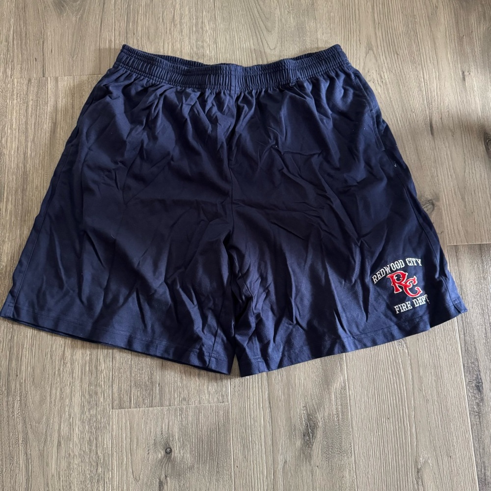 Redwood City Fire Department Sport-Tek Navy Athletic Men's Shorts